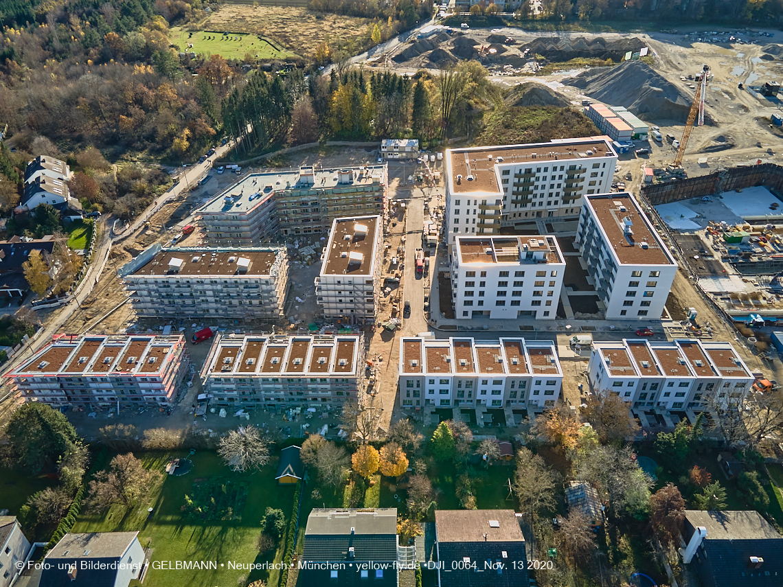 13.11.2020 - Piederstorfer Gelände und Alexisqaurtier am Karl-Marx-Ring in Neuperlach